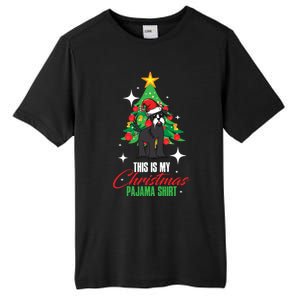 Schnauzer This Is My Christmas Pajama Gift Tall Fusion ChromaSoft Performance T-Shirt