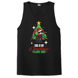 Schnauzer This Is My Christmas Pajama Gift PosiCharge Competitor Tank