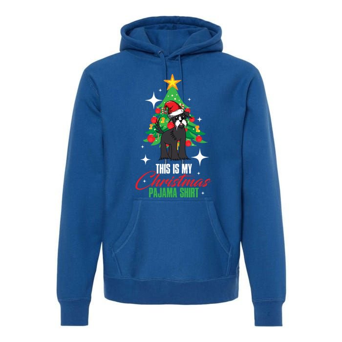 Schnauzer This Is My Christmas Pajama Gift Premium Hoodie