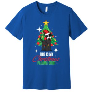 Schnauzer This Is My Christmas Pajama Gift Premium T-Shirt