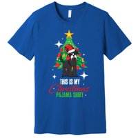 Schnauzer This Is My Christmas Pajama Gift Premium T-Shirt