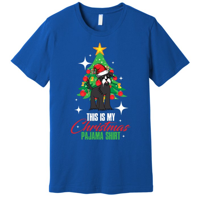 Schnauzer This Is My Christmas Pajama Gift Premium T-Shirt