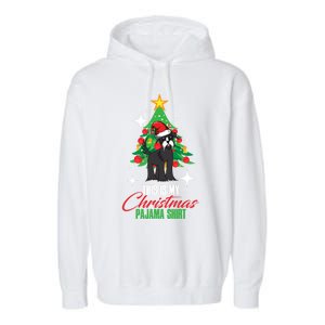 Schnauzer This Is My Christmas Pajama Gift Garment-Dyed Fleece Hoodie