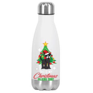 Schnauzer This Is My Christmas Pajama Gift Stainless Steel Insulated Water Bottle