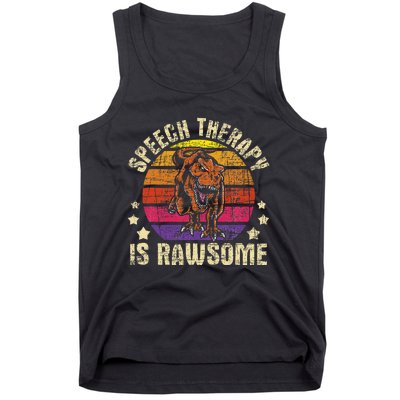 Speech Therapy Is Rawsome Speech Language Pathologist Tank Top