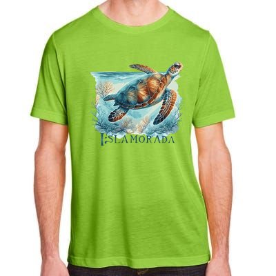 Sea Turtle Islamorada Florida Keys Adult ChromaSoft Performance T-Shirt