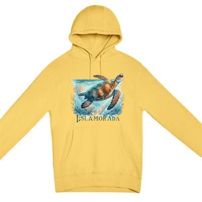 Sea Turtle Islamorada Florida Keys Premium Pullover Hoodie