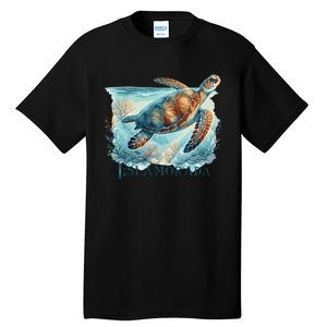 Sea Turtle Islamorada Florida Keys Tall T-Shirt