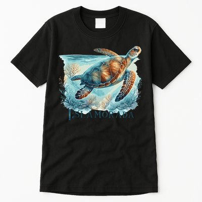 Sea Turtle Islamorada Florida Keys Tall T-Shirt