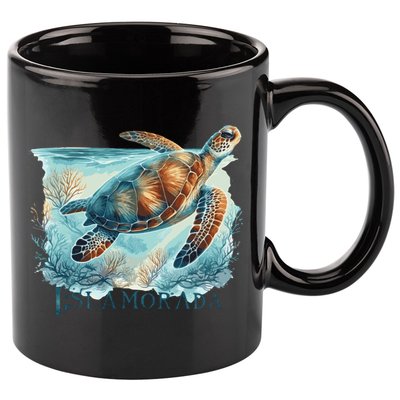 Sea Turtle Islamorada Florida Keys 11oz C Handle Ceramic Mug