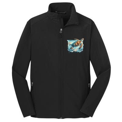 Sea Turtle Islamorada Florida Keys Core Soft Shell Jacket