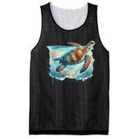 Sea Turtle Islamorada Florida Keys Mesh Reversible Basketball Jersey Tank