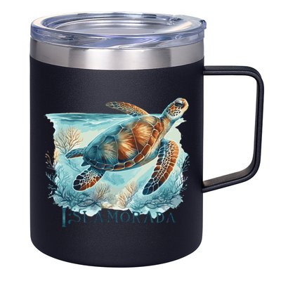 Sea Turtle Islamorada Florida Keys 12oz Stainless Steel Coffee Mug
