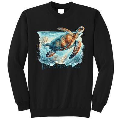 Sea Turtle Islamorada Florida Keys Tall Sweatshirt