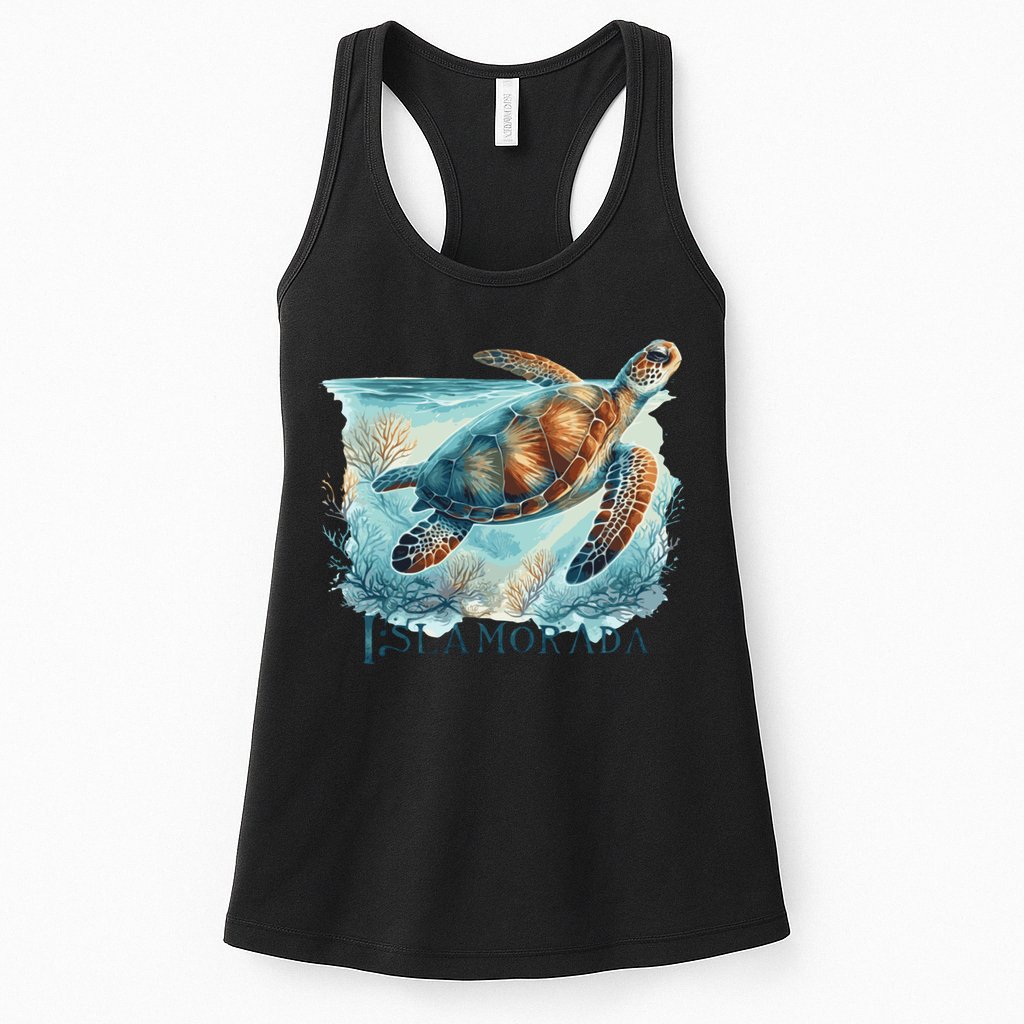 Sea Turtle Islamorada Florida Keys Womens Tank Top