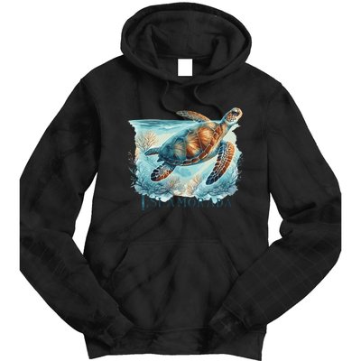 Sea Turtle Islamorada Florida Keys Tie Dye Hoodie