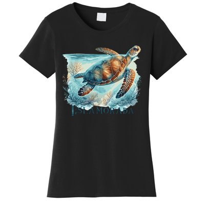 Sea Turtle Islamorada Florida Keys Women's T-Shirt