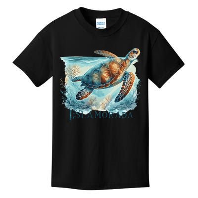 Sea Turtle Islamorada Florida Keys Kids T-Shirt