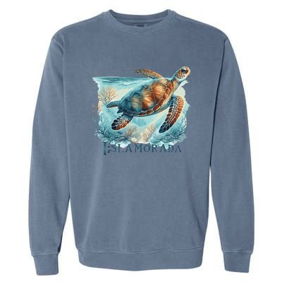 Sea Turtle Islamorada Florida Keys Garment-Dyed Sweatshirt