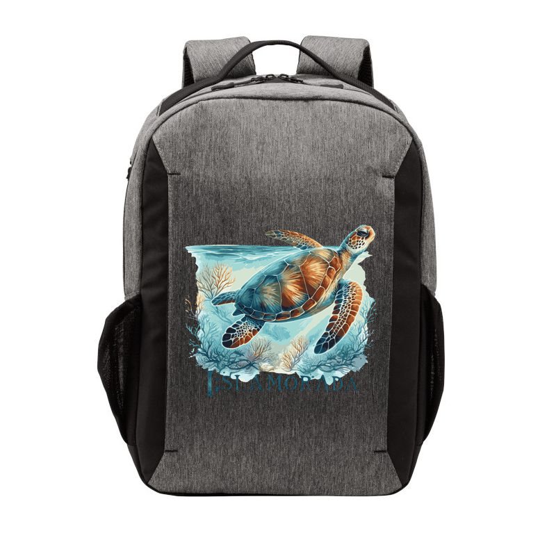 Sea Turtle Islamorada Florida Keys Vector Backpack