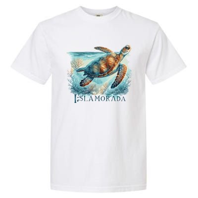 Sea Turtle Islamorada Florida Keys Garment-Dyed Heavyweight T-Shirt