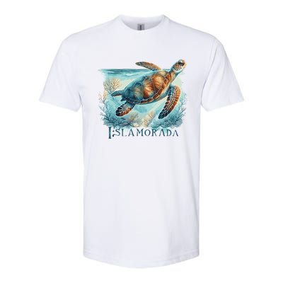 Sea Turtle Islamorada Florida Keys Softstyle CVC T-Shirt