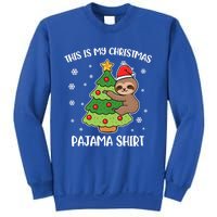 Sloth This Is My Christmas Pajama Gift Sweatshirt