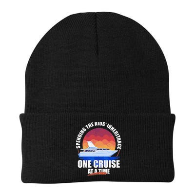 Spending The Inheritance One Cruise At A Time Knit Cap Winter Beanie