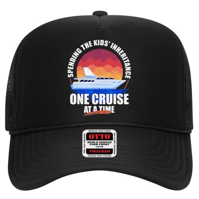 Spending The Inheritance One Cruise At A Time Trucker Hat