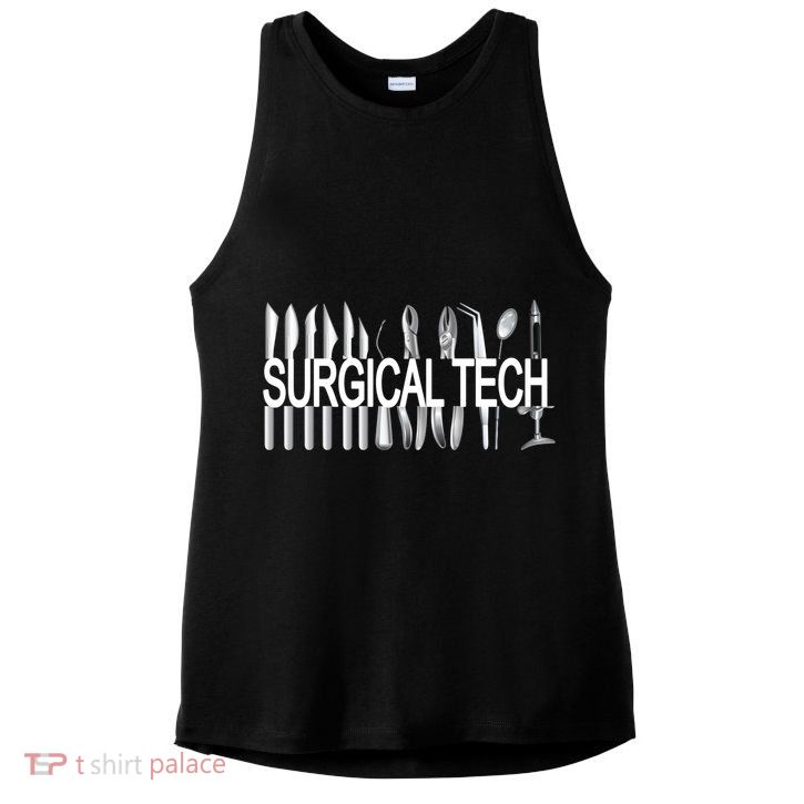Surgical Tech Instruts Surgical Technologist Scrub Tech Gift Ladies PosiCharge Tri-Blend Wicking Tank