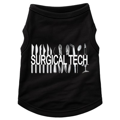 Surgical Tech Instruts Surgical Technologist Scrub Tech Gift Doggie Tank