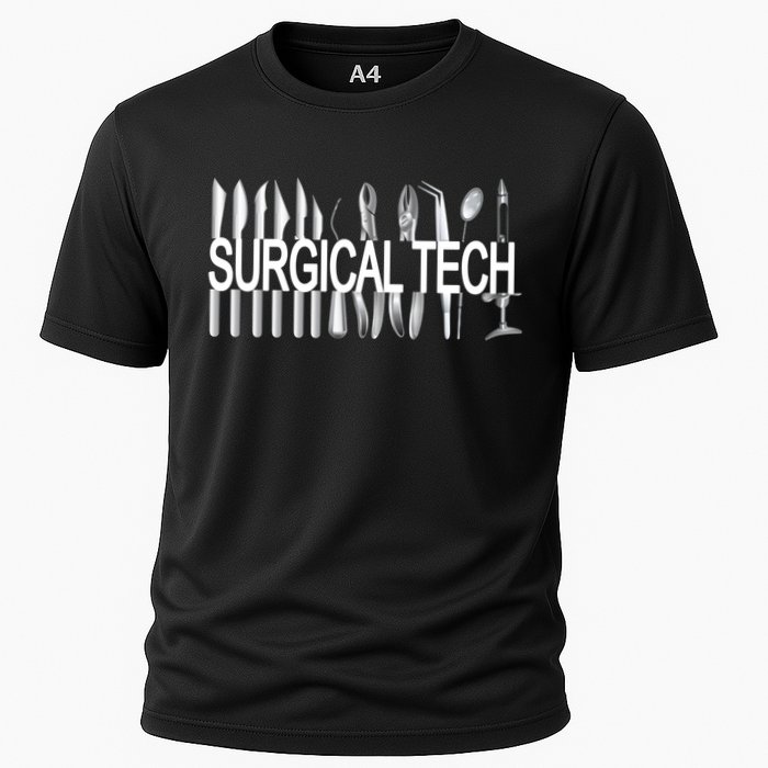 Surgical Tech Instruts Surgical Technologist Scrub Tech Gift Cooling Performance Crew T-Shirt