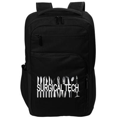 Surgical Tech Instruts Surgical Technologist Scrub Tech Gift Impact Tech Backpack