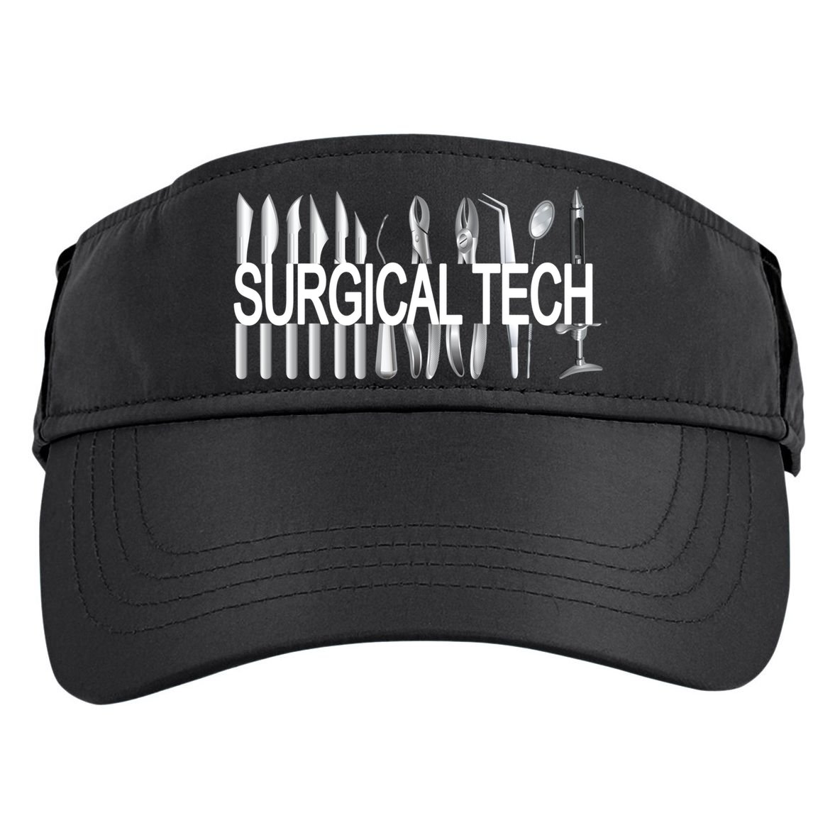 Surgical Tech Instruts Surgical Technologist Scrub Tech Gift Adult Drive Performance Visor