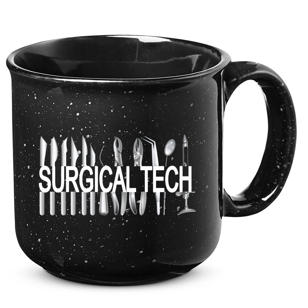 Surgical Tech Instruts Surgical Technologist Scrub Tech Gift 15oz Campfire Ceramic Mug