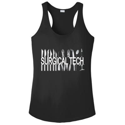 Surgical Tech Instruts Surgical Technologist Scrub Tech Gift Ladies PosiCharge Competitor Racerback Tank