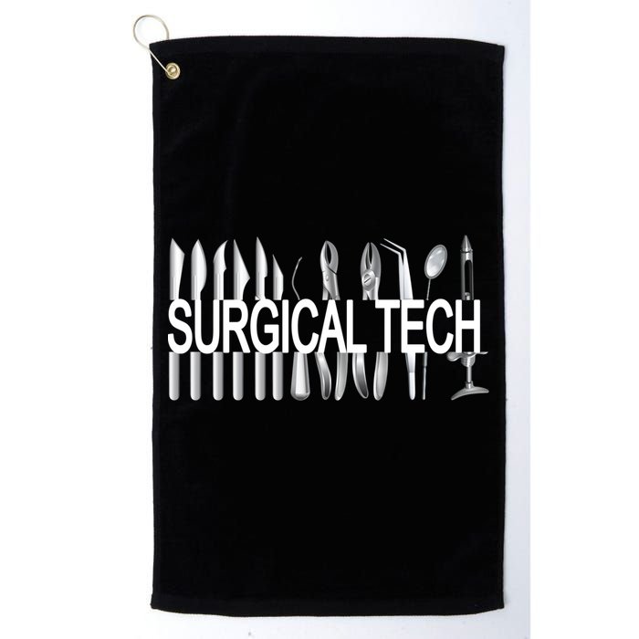 Surgical Tech Instruts Surgical Technologist Scrub Tech Gift Golf Towel