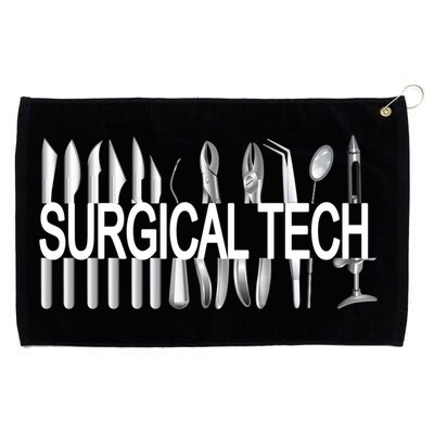 Surgical Tech Instruts Surgical Technologist Scrub Tech Gift Grommeted Golf Towel