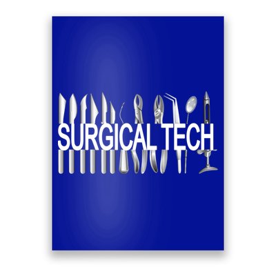 Surgical Tech Instruts Surgical Technologist Scrub Tech Gift Poster