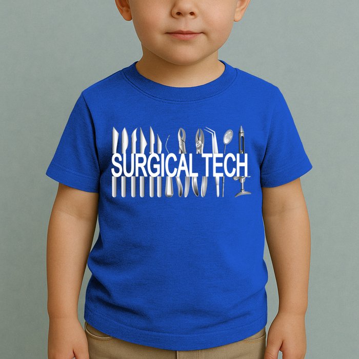 Surgical Tech Instruts Surgical Technologist Scrub Tech Gift Toddler T-Shirt