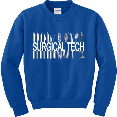 Surgical Tech Instruts Surgical Technologist Scrub Tech Gift Kids Sweatshirt