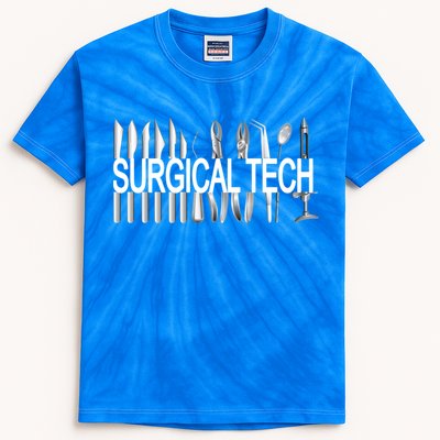 Surgical Tech Instruts Surgical Technologist Scrub Tech Gift Kids Tie-Dye T-Shirt