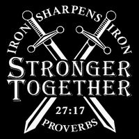 Strongers Together Iron Sharpens Iron Proverbs Tank Top