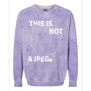 .Swoosh This Is Not A Jpeg Colorblast Crewneck Sweatshirt