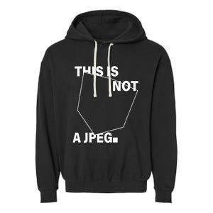 .Swoosh This Is Not A Jpeg Garment-Dyed Fleece Hoodie