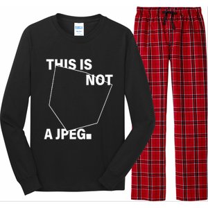 .Swoosh This Is Not A Jpeg Long Sleeve Pajama Set