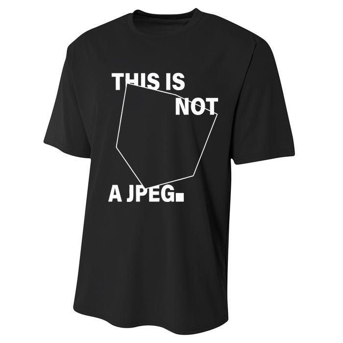 .Swoosh This Is Not A Jpeg Performance Sprint T-Shirt