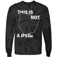 .Swoosh This Is Not A Jpeg Tie-Dye Long Sleeve Shirt