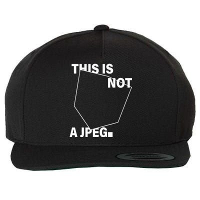 .Swoosh This Is Not A Jpeg Wool Snapback Cap