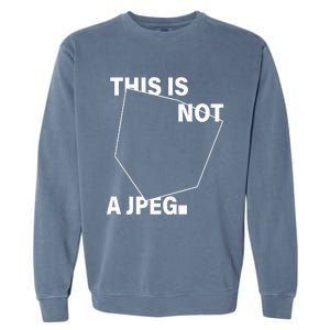 .Swoosh This Is Not A Jpeg Garment-Dyed Sweatshirt